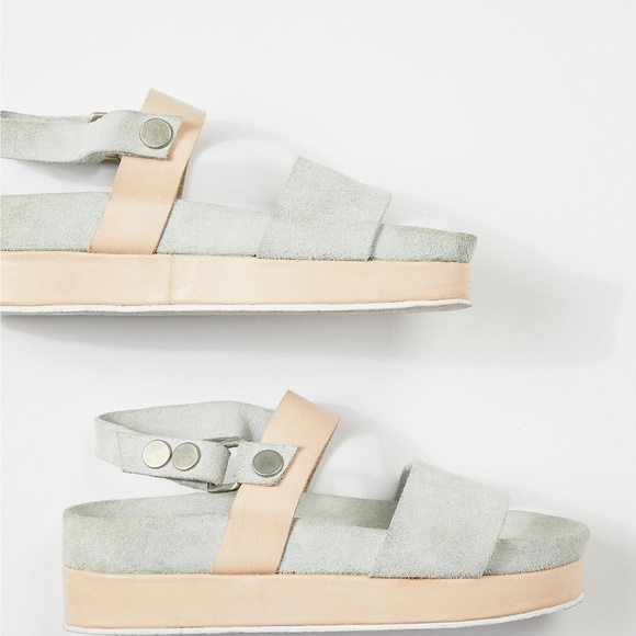 Free People Shoes - NEW Free People Little Rock Flatform Leather Shoes